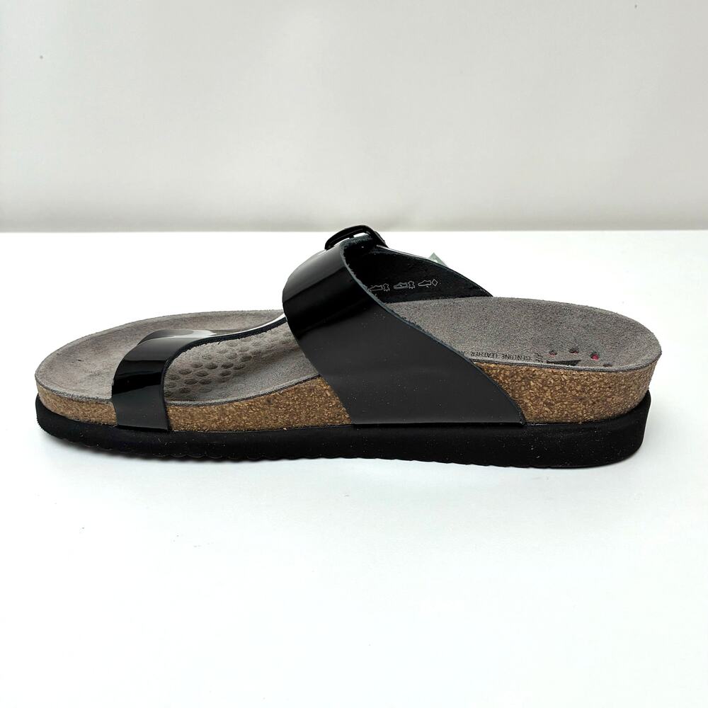 NIB Mephisto Women's Helen Black Patent Leather Slip On Sandal - EU37; US 7M - Picture 12 of 15